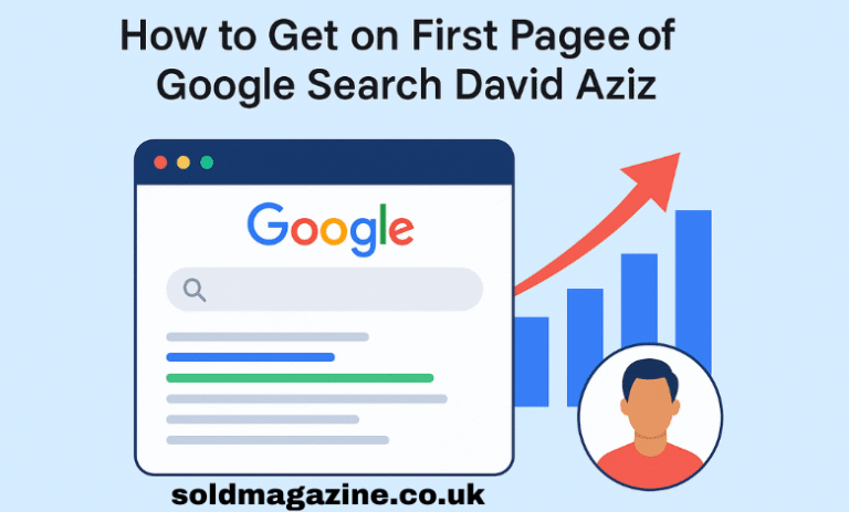 how to get on first page of google search david aziz
