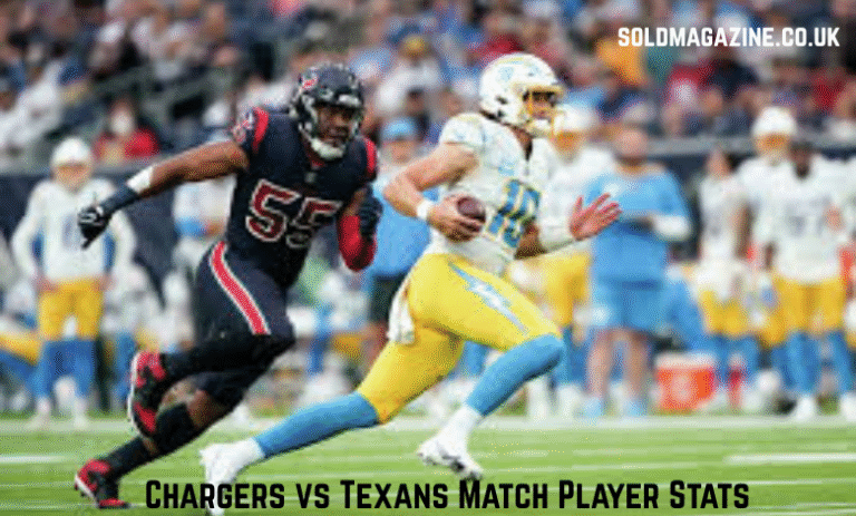 Chargers vs Texans Match Player Stats