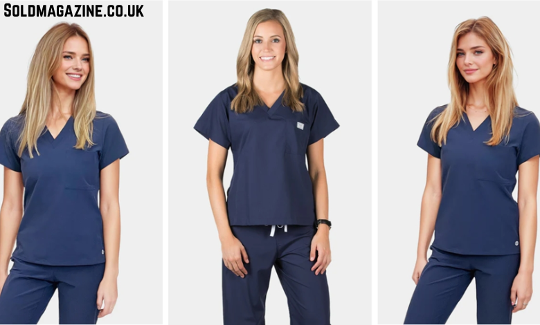 navy blue scrub uniforms