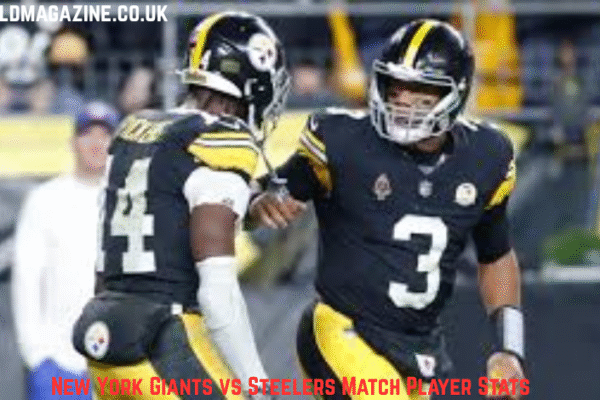 new york giants vs steelers match player stats
