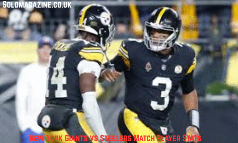 new york giants vs steelers match player stats