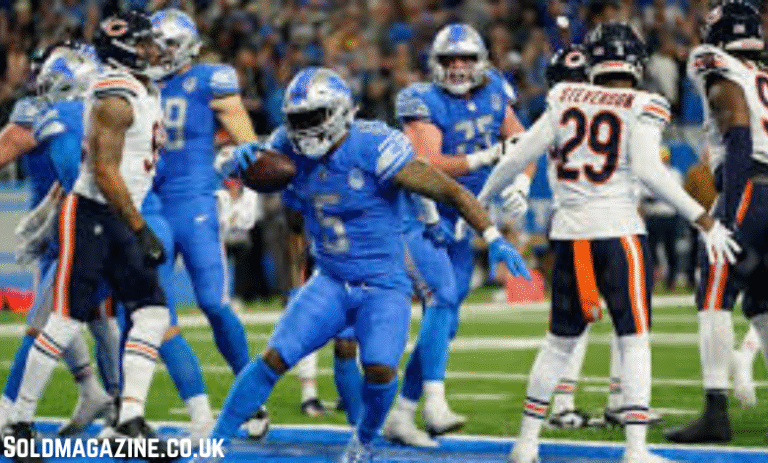 chicago bears vs detroit lions match player stats
