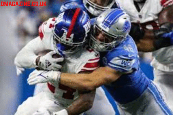 detroit lions vs new york giants match player stats