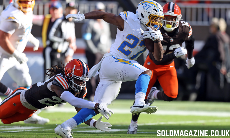 chargers vs cleveland browns match player stats