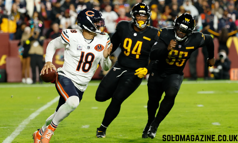 chicago bears vs washington commanders match player stats