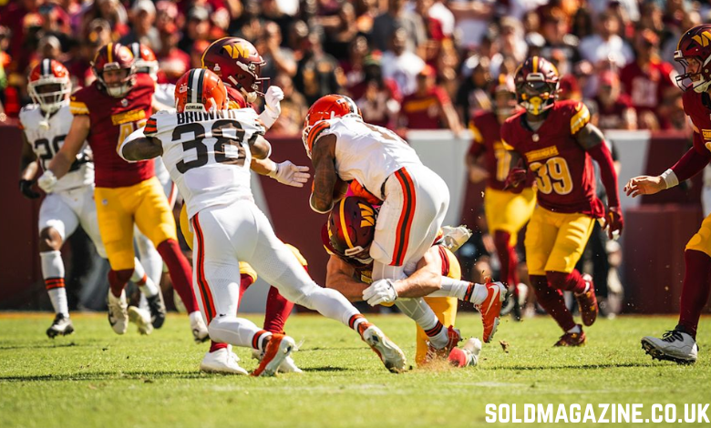 cleveland browns vs washington commanders match player stats