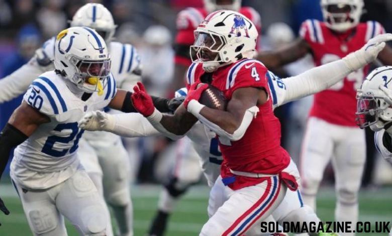 colts vs new england patriots match player stats