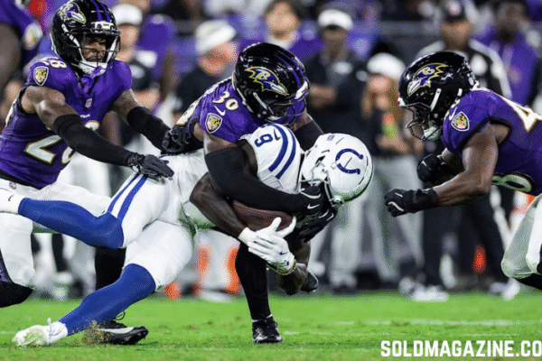 indianapolis colts vs baltimore ravens match player stats