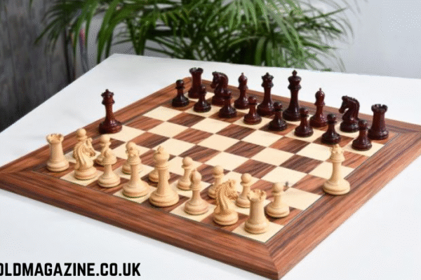 wooden chess table