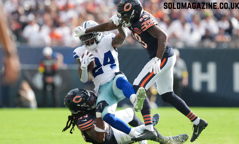 dallas cowboys vs chicago bears match player stats