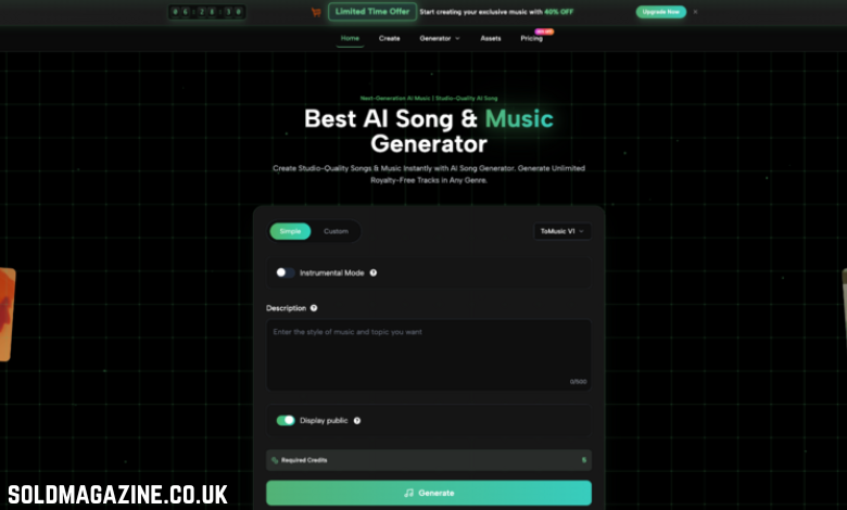 Tomusic ai music generator