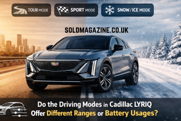 do the driving modes in cadillac lyriq offer different ranges or battery usages?